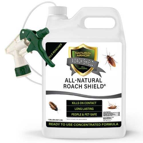 Natural Armor Roach Shield, 128 Oz Gallon, Ready to Use w/Trigger Sprayer