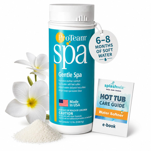 ProTeam Gentle Spa Hot Tub Water Softener & Conditioner 1.5 lb