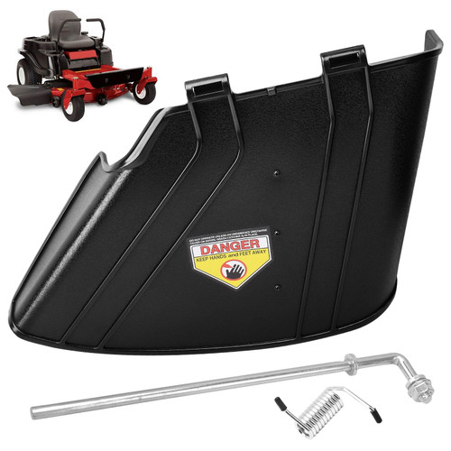 ZHIXING 137-7046 Deflector Chute w/Mounting Hardware Compatible with Toro Timecutter Exmark Quest E-Series 42" Mower SW4200 ZS4200S 75742 74665 75748 75749 74667 74677 74705 74711 75742TA 75742W