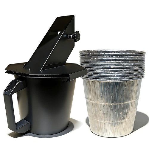 Grease Bucket with Lid,for Traeger,Pit Boss,Recteq,Z Grills Pellet Grills