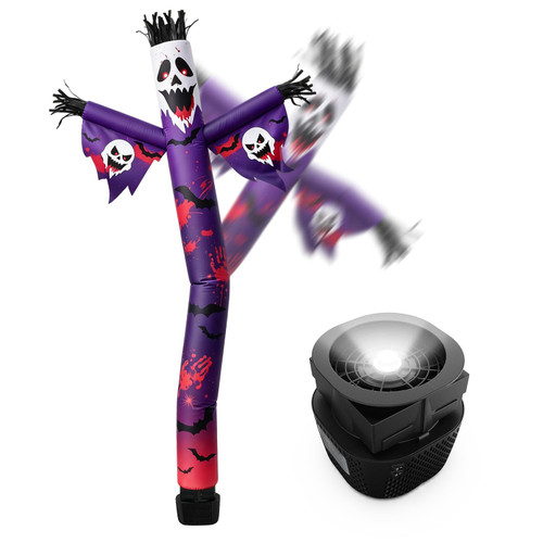 Puligoth 7 FT Halloween Inflatable Tube Man with Blower & Light