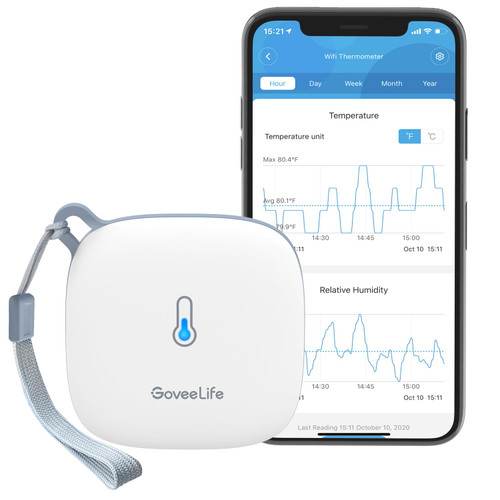 GoveeLife WiFi Thermometer Hygrometer H5179 with App Notification Alert