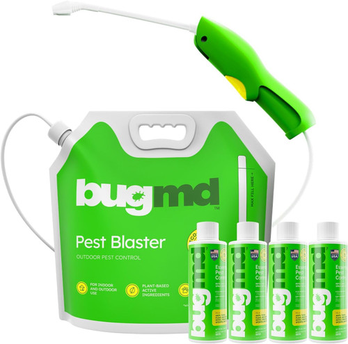 BugMD Pest Blaster Kit - Rechargeable Power Sprayer, Batteries Included