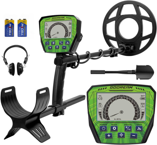 GDDREAM Metal Detector for Adults – High Accuracy, 4 Professional Modes, 10" IP68 Waterproof Coil, New Advanced DSP Chip for Gold, Silver, Beach & Treasure Hunting