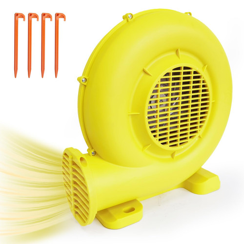 Ziziella Bounce House Blower, 380W 0.51HP Powerful Inflatable Blower Portable Air Blower for Inflatables, Bouncy Castle, Jumper, Water Slide, Bounce House, Leaf Blower Corded
