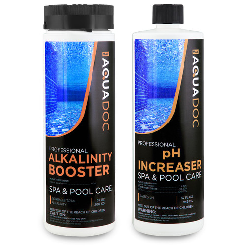 AquaDoc Spa Alkalinity Increaser and pH Increaser - Hot Tub Chemical Kit
