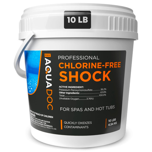 AquaDoc Non Chlorine Hot Tub Shock - Enhanced Spa Oxidizer - 10 lb