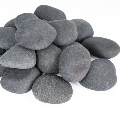 Pulovin 20 lbs River Rocks for Landscaping, Planters, 2"-3" Beach Pebbles