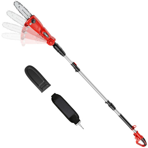 8-Inch Cordless Pole Saw Compatible with Milwaukee M18 18V Battery