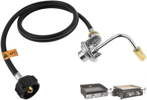 6FT Propane Adapter Hose for Blackstone 17/22" Tabletop Griddle Replacement