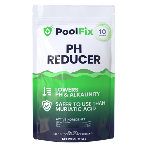 PoolFix PH Reducer for Pools 10lb Bag – Sodium Bisulfate Dry Acid for Swimming Pools, Spas & Hot Tubs, Lowers pH and Alkalinity, Prevent Cloudy Water & Balance pH Levels