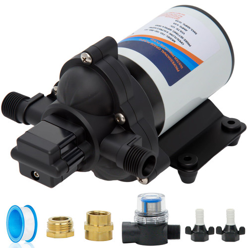 Ceelpeopar 12 Volt Sprayer Pump, Chemical and Corrosion Resistant, 2.5GPM