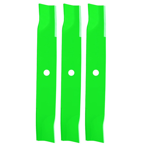 JYLEYJ 60" Inch Mower Deck TCU15881 M128485 High Lift Blades Fit for John Deere 1025r Z915E 737 Z920M 757 1023E 1025 1026R Z930M Z830A X730 X750 X758 Z930A Replaces M144196 Zero Turn Mower (3 Pack)