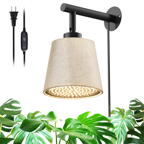 Bstrip Hanging Grow Light for Indoor Plants, 25W Non-dimmable, 4H/9H/14H