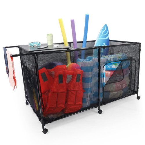 Arejonner 270Gal Pool Float Storage, Pool Storage, Pool Float Holder (Iron)