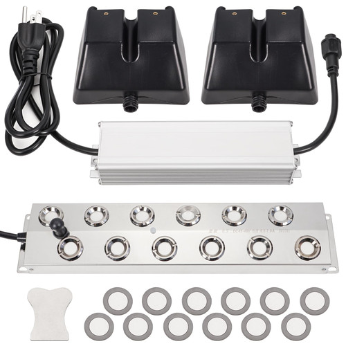 TEPU 12-Head Ultrasonic Mist Maker, for Pond Halloween Decor