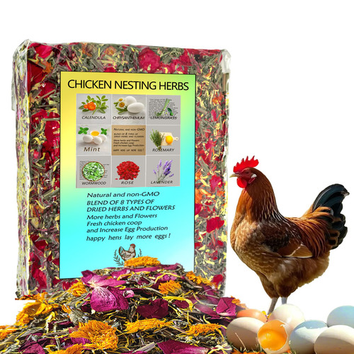Suicatene 42oz Chicken Nesting Herbs Pure Natural Mix for Coop & Nest Boxes
