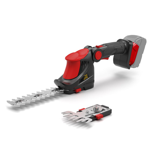 Hedge Trimmer Cordless for Milwaukee 18V MAX Battery (Black-Red)