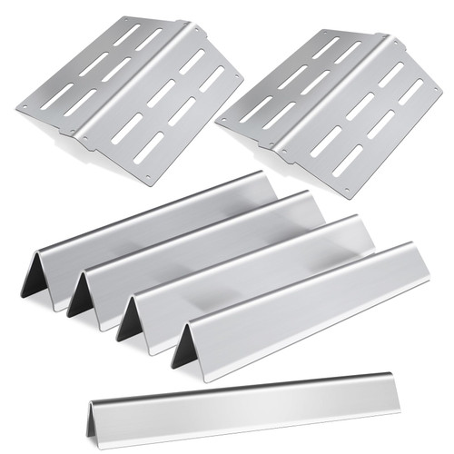 Stainless Steel Flavorizer Bars & Heat Deflector Gas Grill Replacement Parts for Weber Genesis 300 Series E310 E320 E330 S310 S320 S330 E-310 E-320 S-310 S-320 E/S-330 EP/CEP-310 EP/CEP-320 EP/CEP-330