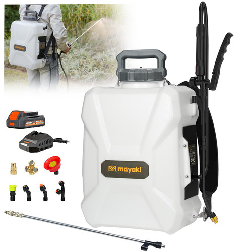 3Gal Lawn Garden Backpack Sprayer Compatible with Dewalt 20V Battery