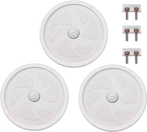 ATIE 280 Pool Cleaner Large Wheel C6 Complete Assembly with Tire C10, Axle C66, Bearing C60, Screw C55, Washer C64 for Polaris 280/180 Pool Cleaner (Not Compatible with 360 380) (3 Pack)