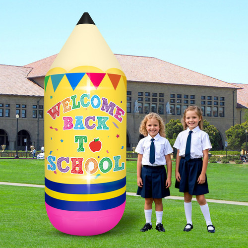 Eyourlife 8Ft Giant Pencil Back to School Inflatable for Campus Classrooms