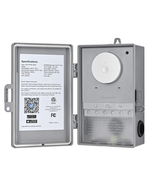 DEWENWILS WiFi Pool Pump Timer, Wireless Smart Controller - 120-277 VAC
