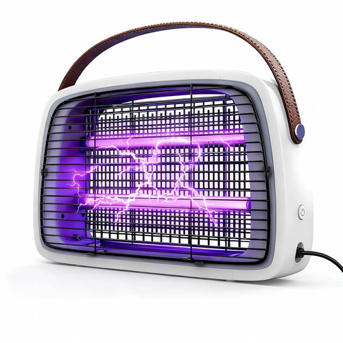 Augutex LED Bug Zapper, 12 LED Tube Up to 6 Years, Electric Mosquito Zapper, 11V-240V Fly Trap Widely Applicable.