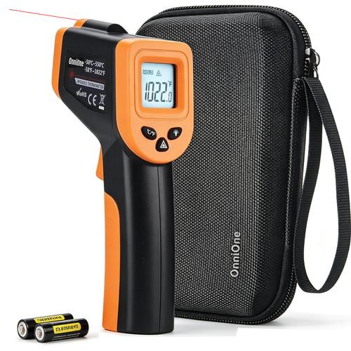 Infrared Thermometer Gun for Griddle, Temperature Gun for Pizza Oven HVAC