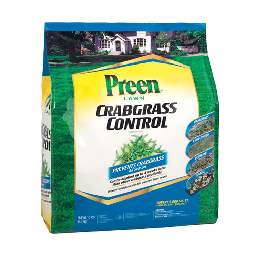 Preen Lawn Crabgrass Control 15 lb. Bag, Covers 5,000 sq. ft.