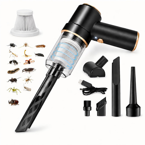 Bug Vacuum Insect Spider Vacuum Catcher with LED Light & Powerful Suction