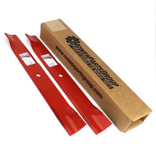MowerPartsGroup (2) Hi Lift Blades Fits Hustler 42" Raptor Replaces 793794 794685