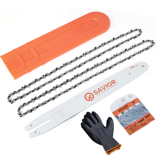Savior 16" Chainsaw Bar Chain, 3/8" LP .043" 55 Drive Links Fit Stihl MS170