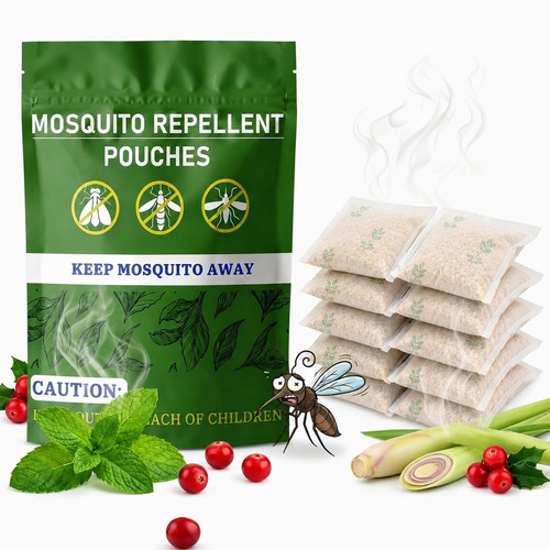 Mosquito Repellent Outdoor Patio, Natural Mosquito RepellentIndoor-10 Pouch