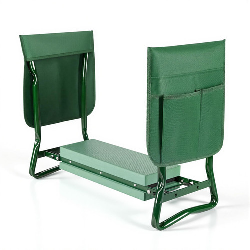 Zelurelle Garden Kneeler and Seat with 2 Tool Pouches for Gardening Work