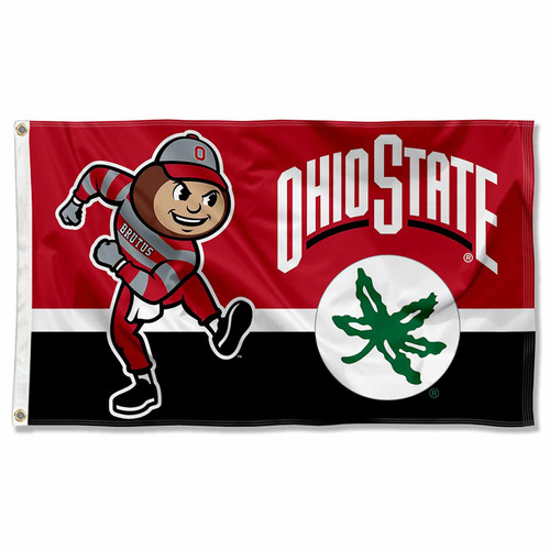 College Flags & Banners Co. Ohio State Buckeyes 3x5 Banner Flag