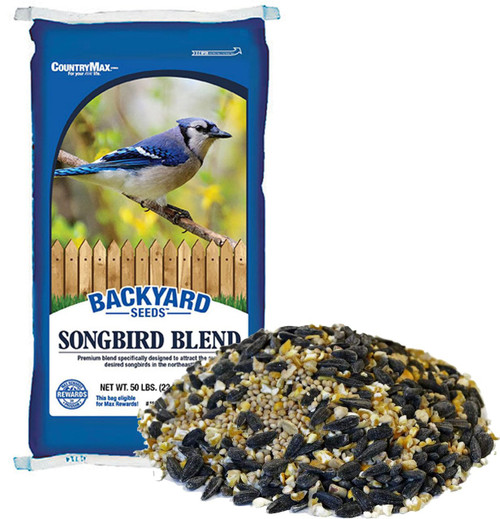 CountryMax Backyard Seeds 50LB Songbird Blend Bird Seed