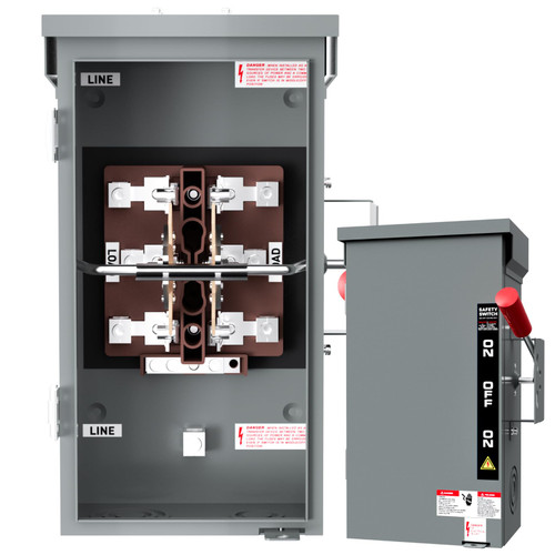 200A Manual Generator Transfer Switch,Double Throw Safety Switch,48000W