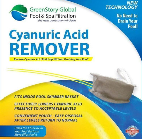 Cyanuric Acid CYA Remover for Pool & Spa, Skimmer Filter 1 lb