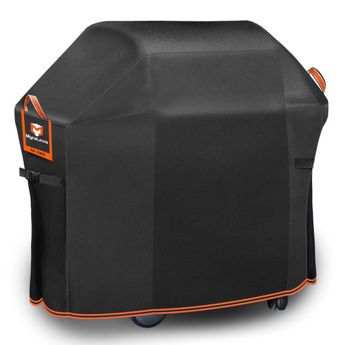 MyraLexis 65" BBQ Grill Cover for Outdoor Grill 1000D Heavy Duty Waterproof