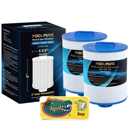 POOLPURE PLF6CH-502 Spa Filter Replaces Unicel 6CH-502, PAS50SV-F2M