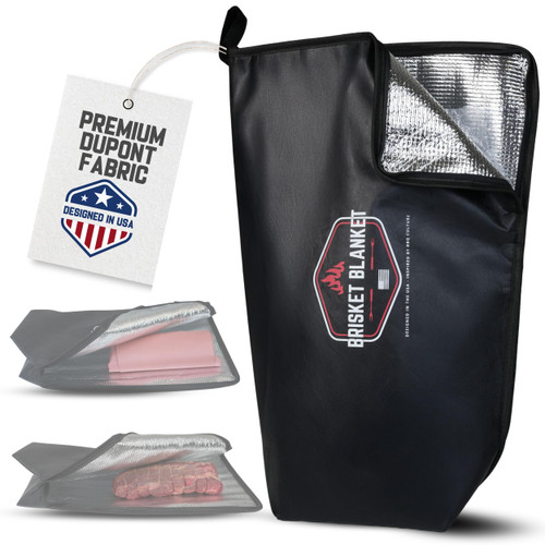 The Original Brisket Blanket™ - BBQ Blanket for Resting Meat | Heavy Duty Insulated Smoker Bag with Wide Mouth | Reusable BBQ Accessories for Meat, | Meat Warmer & Gift for Men, Grilling & Smoking