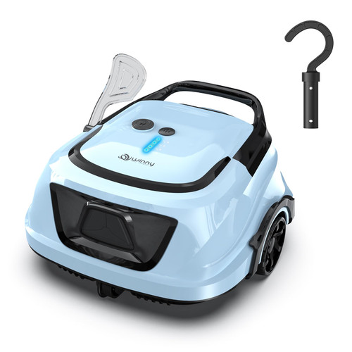 WINNY POOL CLEANER-A1 Cordless Robotic Above Ground Pool Vacuum Blue