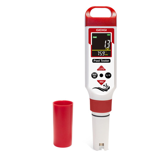 GIDIGI Digital Chlorine Tester Pool Salinity Meter, Hot Tub Chlorine Meter