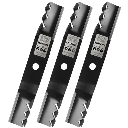 KOLTRUNEX Mower Blades for Oregon 96-354, for John Deere M127673 48" Deck