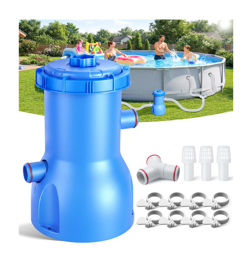 BluClear Basic Series 530 GPH Above Ground Pool Filter Pump