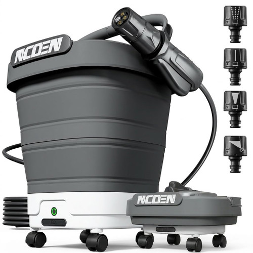 Portable Pressure Washer Max 290PSI with Foldable Tank Hand Sprayer