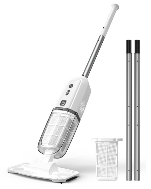 2026 Upgrade Cordless Handheld Pool Vacuum,Pool Vacuum for Above and Inground Pool,Rechargeable Pool Cleaner with Extention Pole,Up to 70-Min Runtime,Ideal for Leaves,Debris,Spas,Hot Tubs,Water White