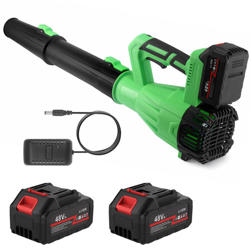 Cordless Leaf Blower,High Power Electric Blower with 2 6.0Ah Battery Powered and Fast Charger, Lightweight Design,6 Speed Mode, Powerful Cordless Blowers for Lawn, Patio, Dust and Leaves& Snow
