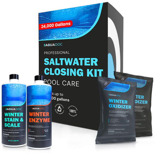 AquaDoc Pool Winterizing Kit for Saltwater Pools - for Up to 24,000 Gallons